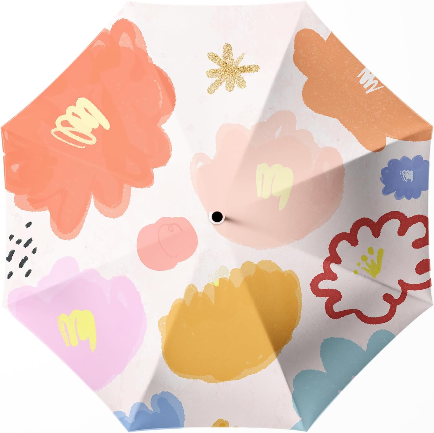 Small Compact Travel Automatic Folding Umbrella for Women, Portable Lightweight, Rain, Wind, UV Sun Shade