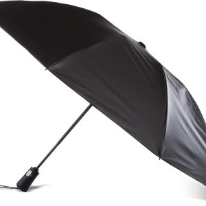 Reverse Close Folding  with Auto Open Close and Compact, Windproof Design, Black