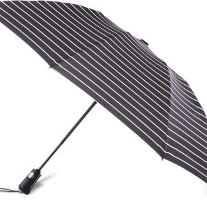 Reverse Close Folding  with Auto Open Close and Compact, Windproof Design, Black