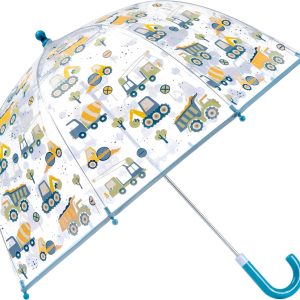 Clear Color Changing Bubble Umbrella, Kids Toddler Umbrella with Dome Canopy